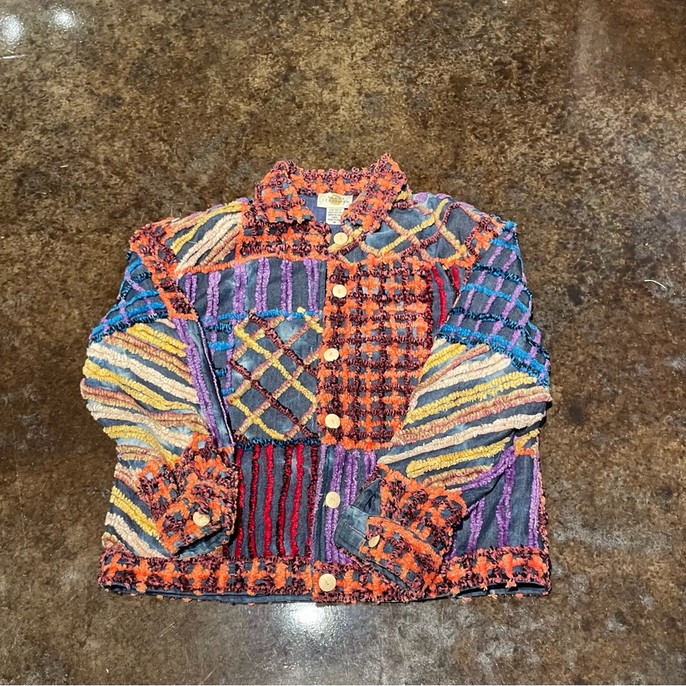 Vintage Patchwork Jacket Sandy Starkman - image 4